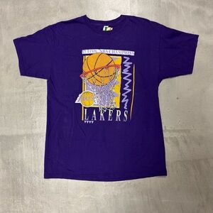 Purple Lakers Basketball Tee